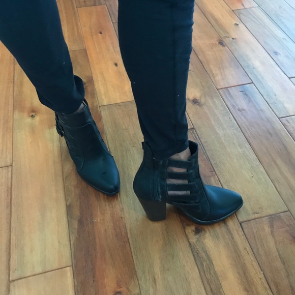 JustFab Belt Strap Bootie - Picture 4 of 6